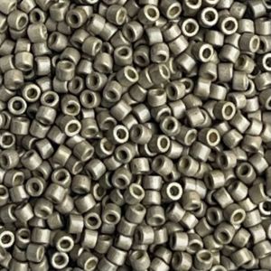 Delica Bead Duracoat Galvanized Matte Lt Peweter