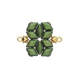 Kleftiko – GemDuo Bead Ending 24K Gold Plate