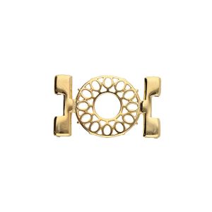 Detis II Tila Bead Connect 24K Gold Plate Bag x 4 und