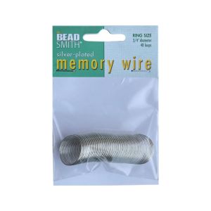 Alambre de Memoria Anillo –  Silver Plate Ring 48 Turns