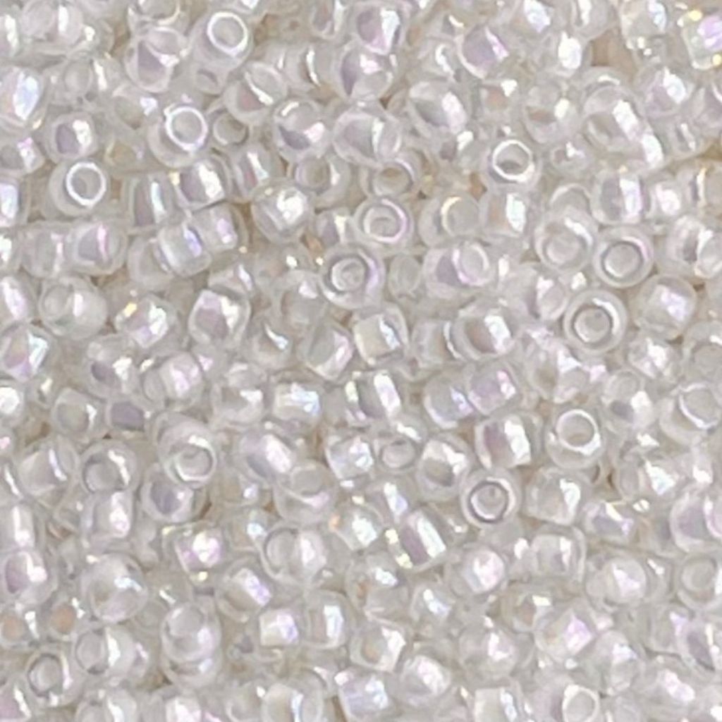 Round #11 Inside Color Rainbow Crystal/Creme Lined