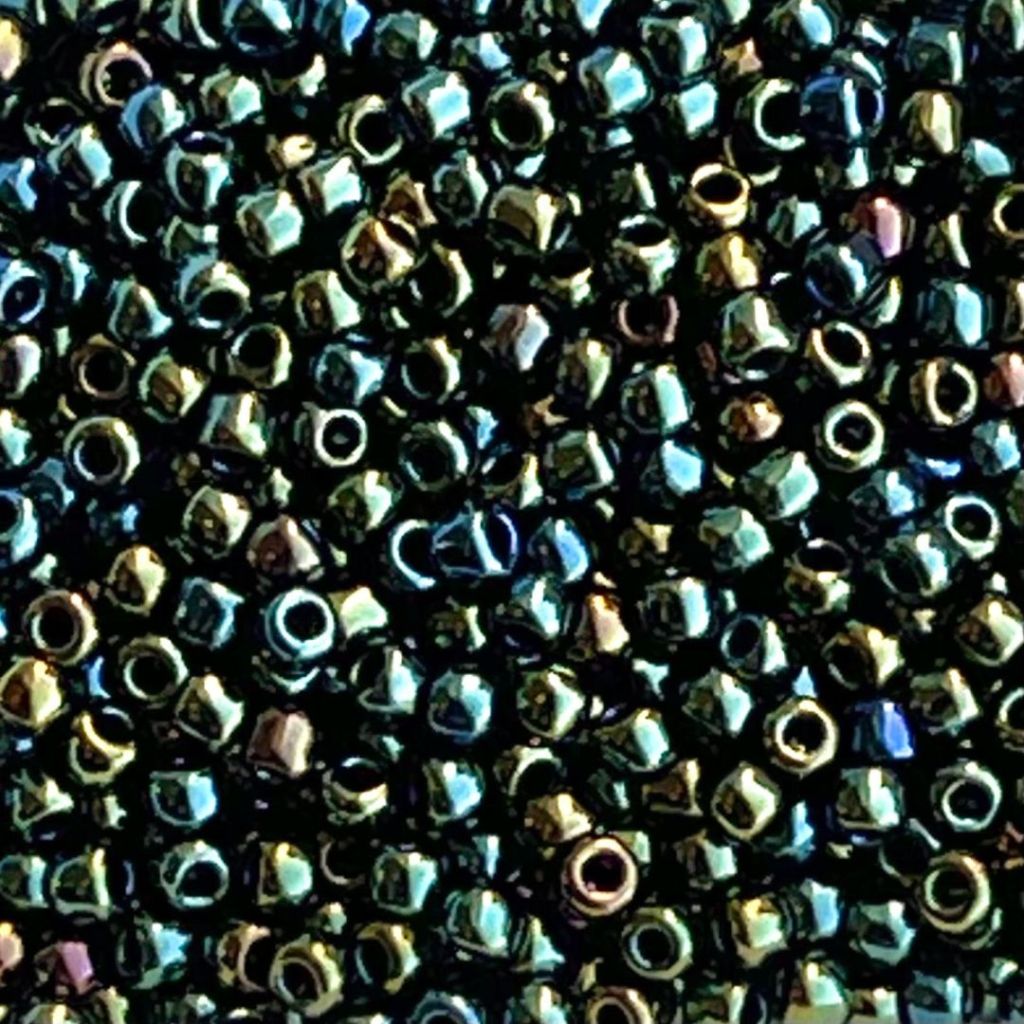 Round #11 Metallic Iris Green/Brown