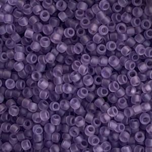 Round #15 Transparent Frosted Sugar Plum