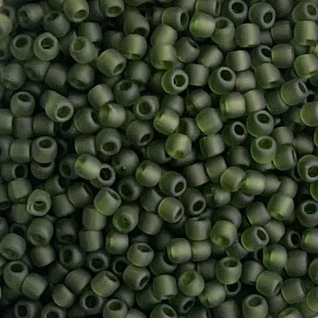 Round #11 Transparent – Frosted Olivine
