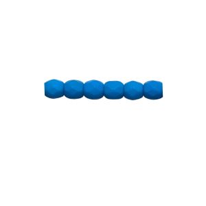 FirePolish 4mm Neon Electric Blue 50bds