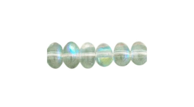 Nugget Spacers 6x4mm Crystal AB