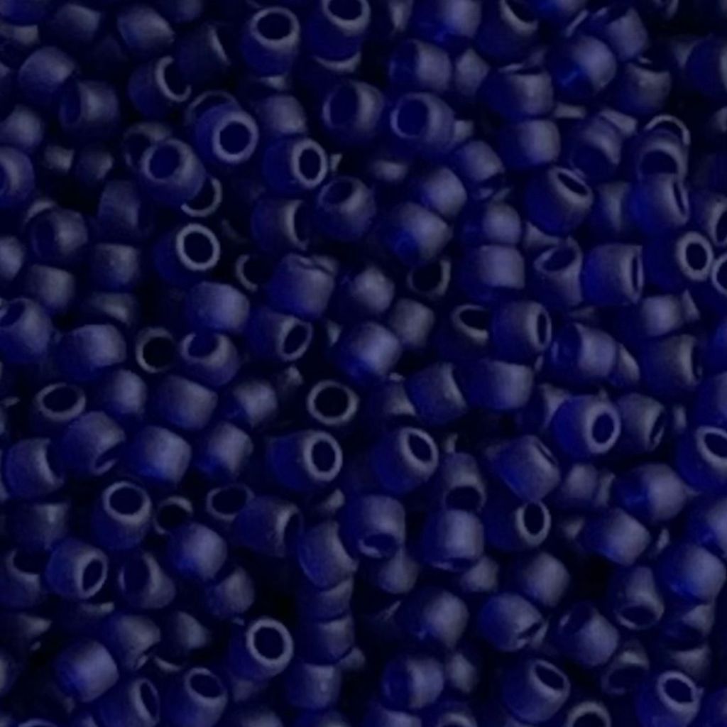 Round #11 Transparent Frosted Cobalt