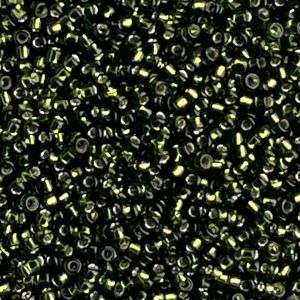 Round #15 SilverLined Olivine