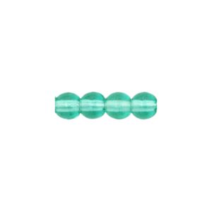 Round Bead 4mm Cool Mint Green 50bds/str