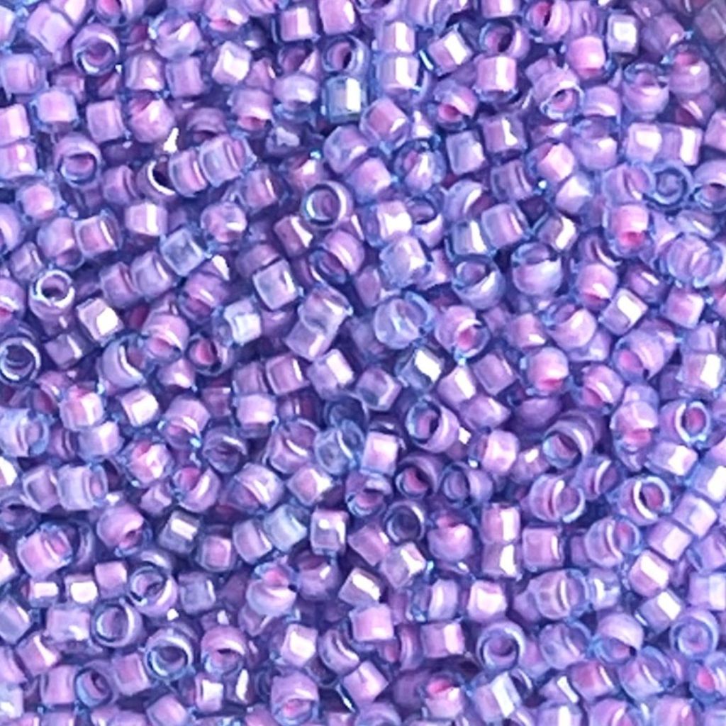 Treasure Bubble Gum Pink Lined - Aqua