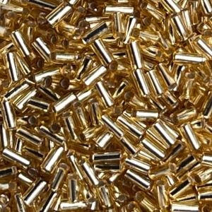 Bugle #1 (3mm) SilverLined Gold