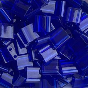 Tila Bead 5mm Transparent Cobalt