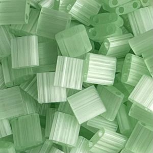 Tila Bead 5mm Silk Pale Green