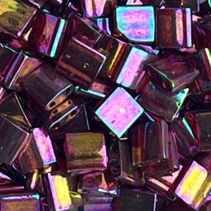 Tila Bead 5mm Rose Gold Luster