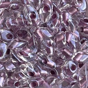 Long Magatama Sparkly Orchid Line