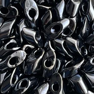 Long Magatama Gunmetal