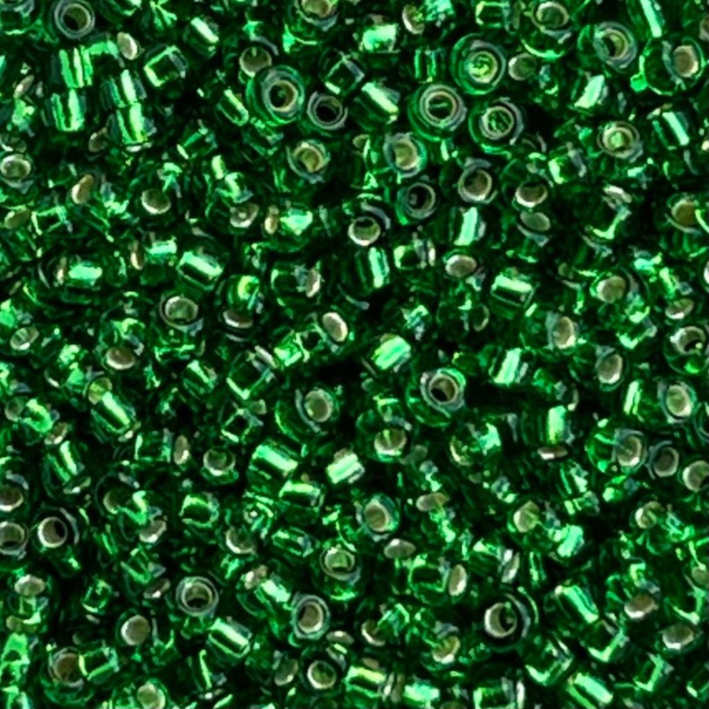 Rocalla Miyuki #11 SilverLined Green