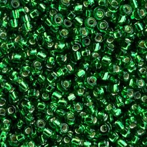Rocalla Miyuki #11 SilverLined Green