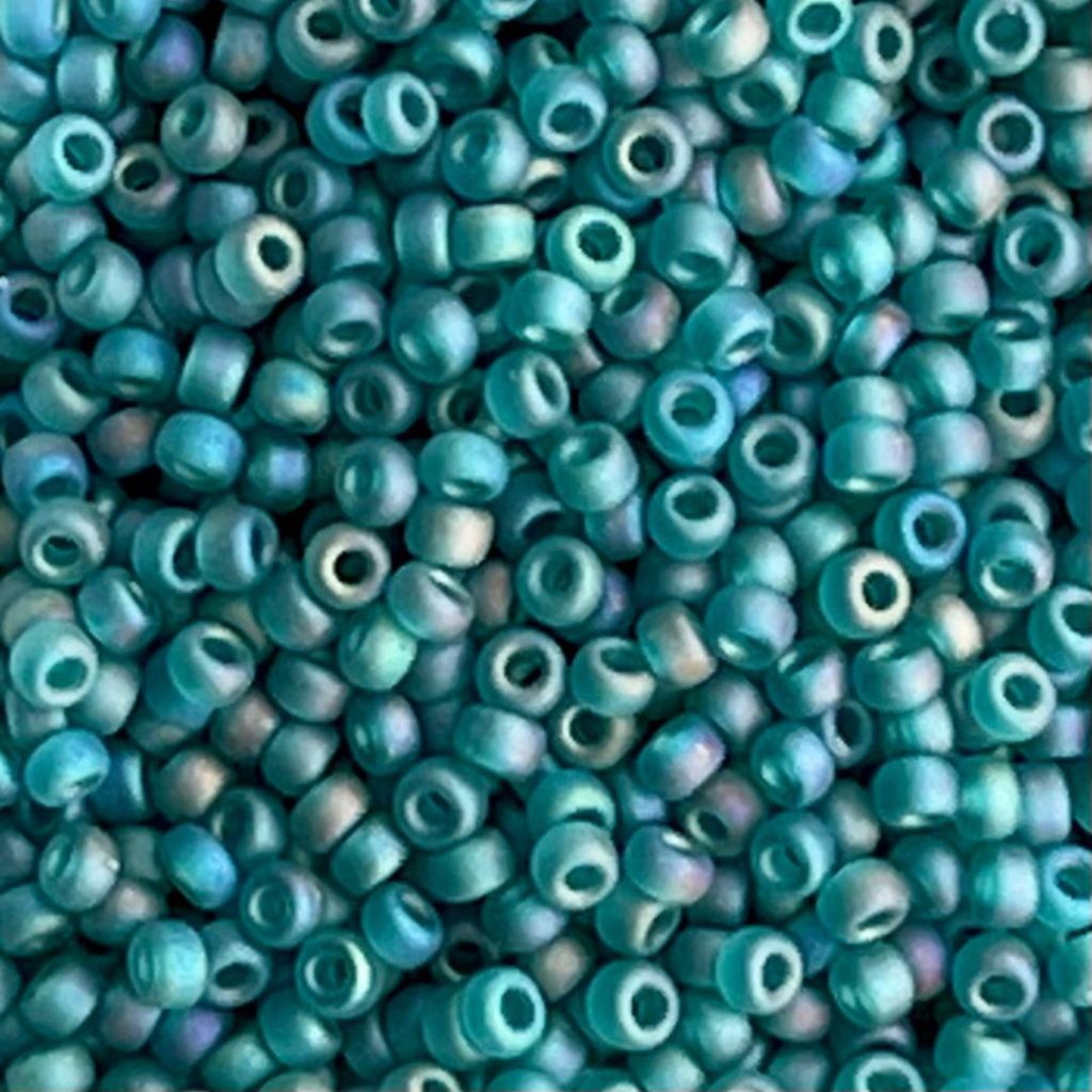 Rocalla Miyuki #11 Matte Transparent Teal Ab