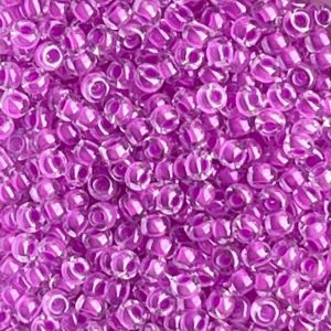 Rocalla Miyuki #11 Round Luminous Plum Crazy