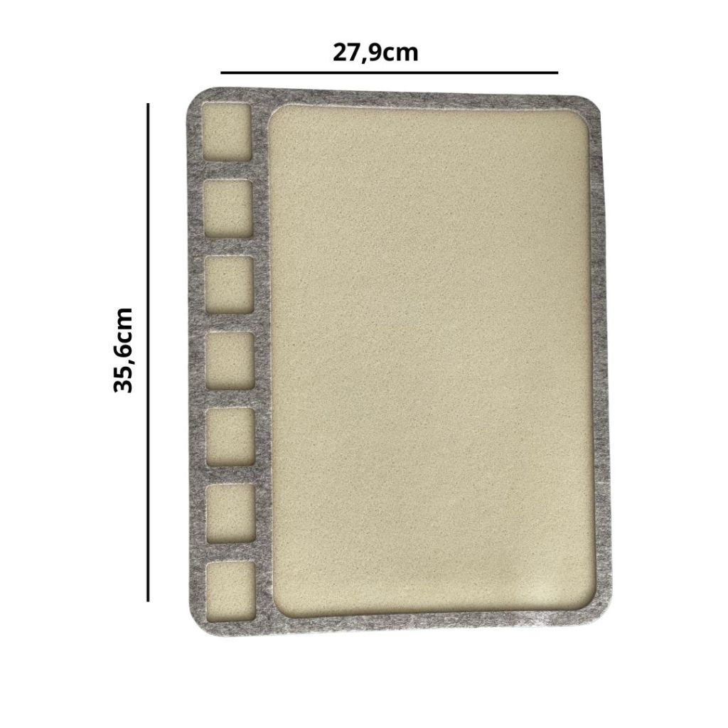 Tapete para Mostacillas - Seed Bead Mat 7 Cavities