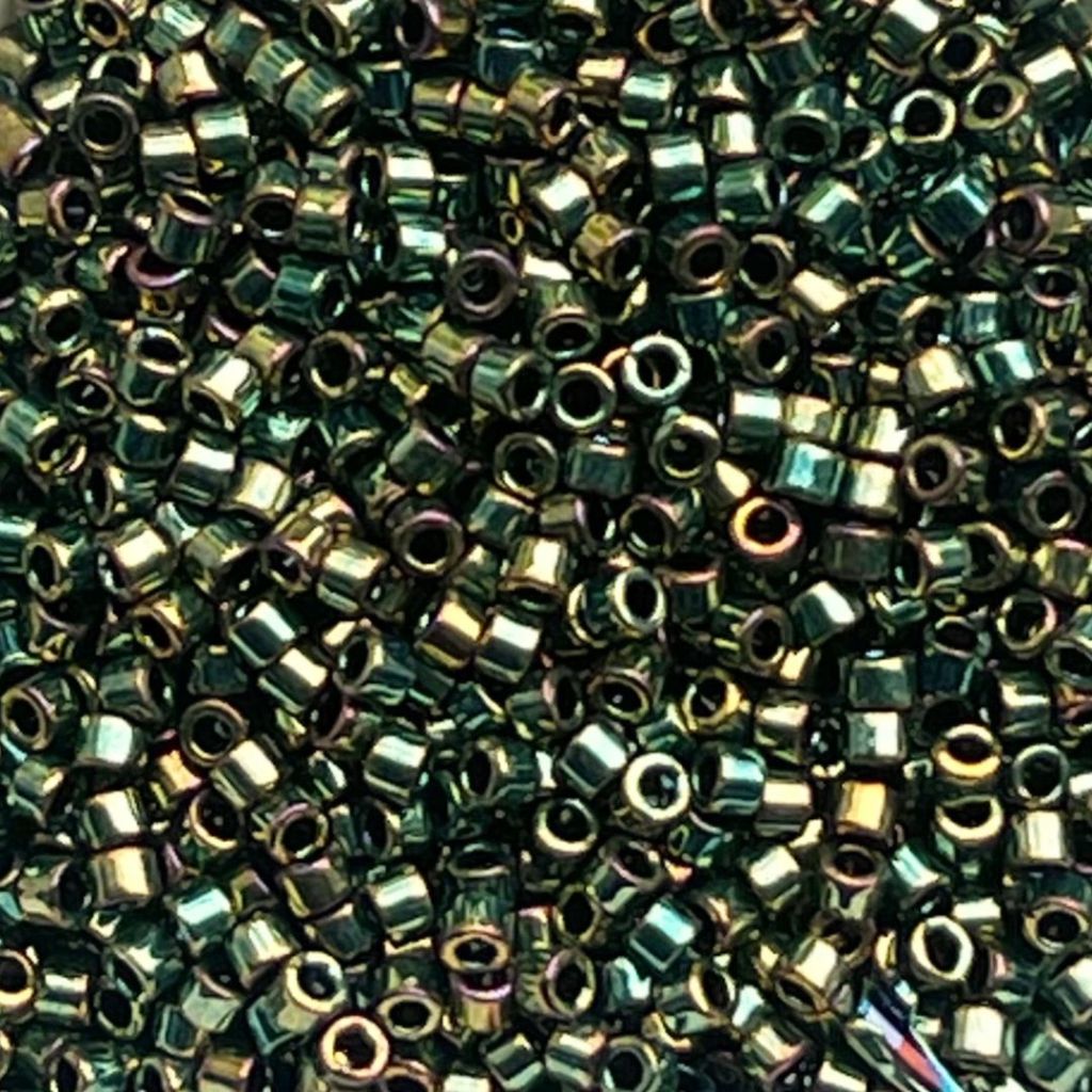 Delica Bead Metallic Green