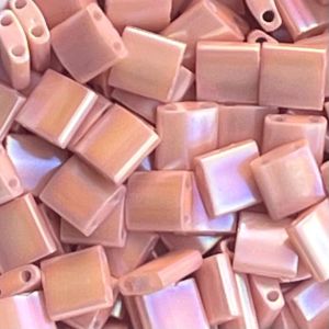 Tila Bead 5mm Semi-Matte Opaque Salmon