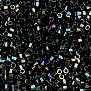 Delica Hex Cut #11 Green Iris