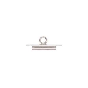 Terminal Tubo Con Conector Plateado 10MM