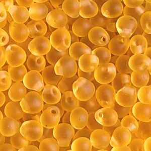 Drop 3.4mm Matte Transparent Lt Topaz