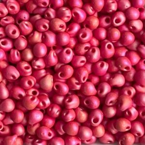 Drop 2.8mm Opaque Matte  Red AB