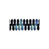 Dagger 3x11mm Jet Matte AB 100bds/str