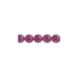Round Bead 8mm Transparent Amethyst 25bds