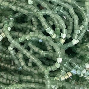 Czech Seed Beads 10/0 2Cut Satin Eucalyptus Solgel