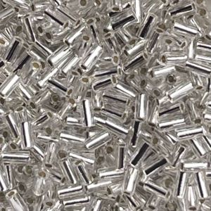 Bugle #1 (3mm) SilverLined Crystal