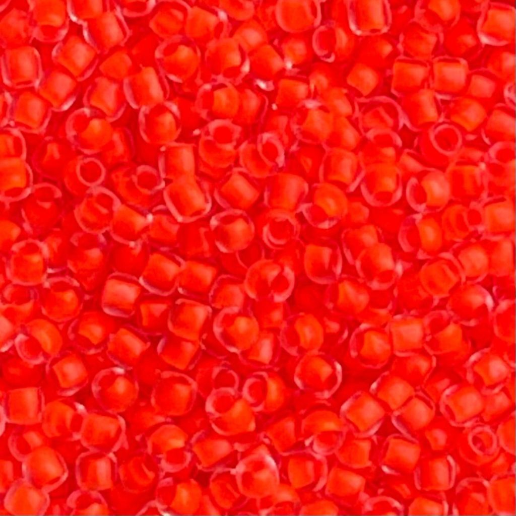Round #11 Luminous Neon Tangerine Frosted