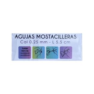 Aguja Mostacillera Mini Ojo Largo – Paño x 3