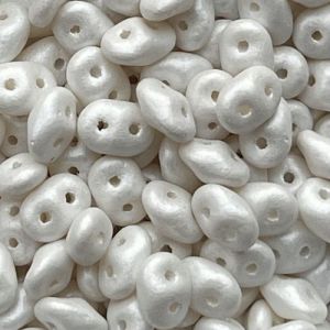 SuperDuo 5x2mm Pearl Shine White