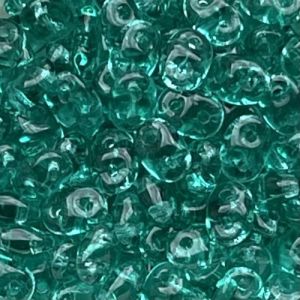 SuperDuo 2x5mm Emerald