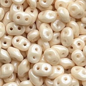 SuperDuo 5x2mm Luster Opaque Champagne