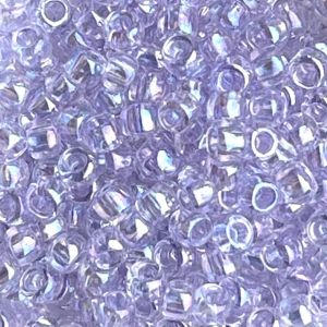 Round #8 Transparent Dyed Rainbow Lavender Mist