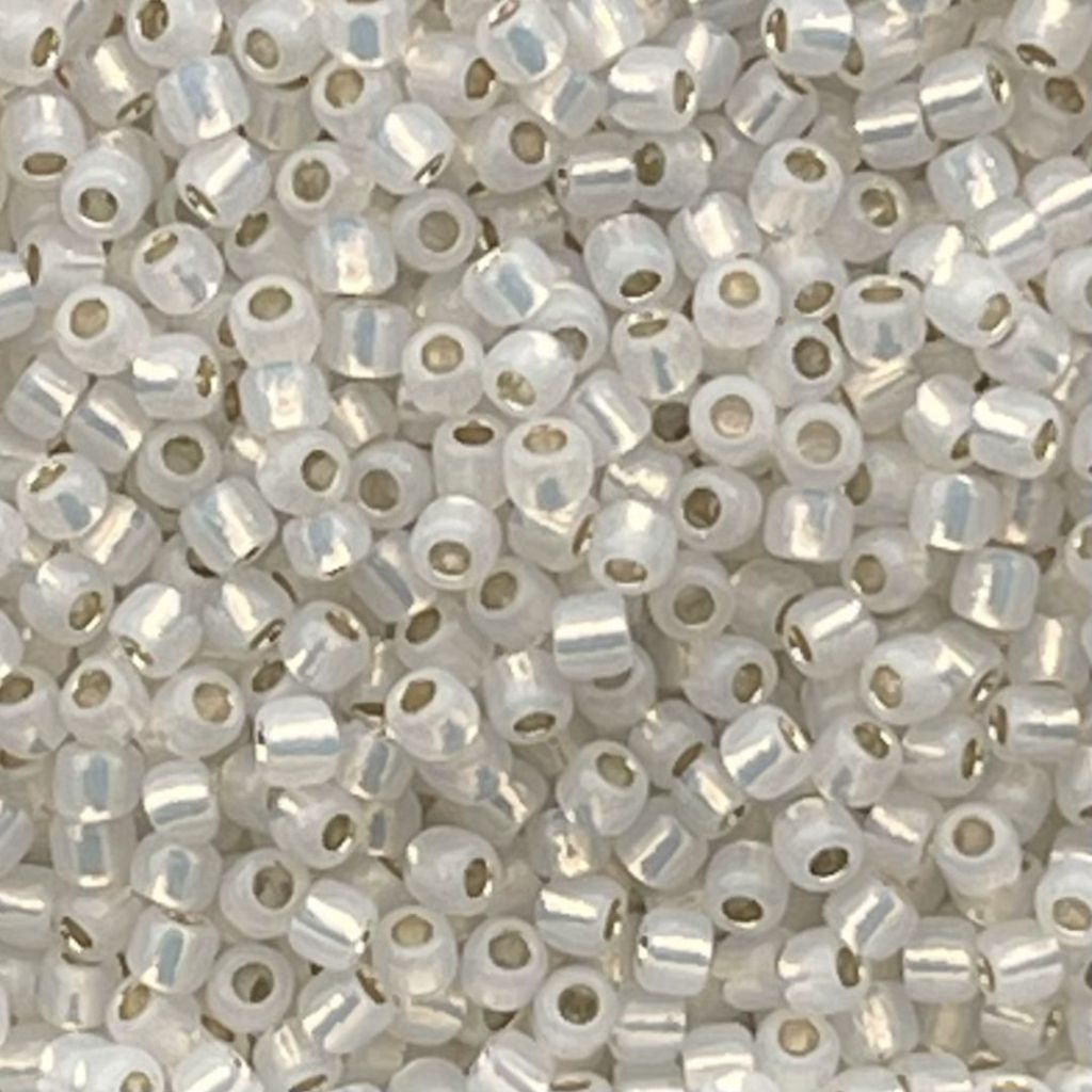 Round #11 Silver Lined Milky White