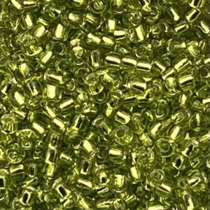 Round 11 Silver Lined Lime Green