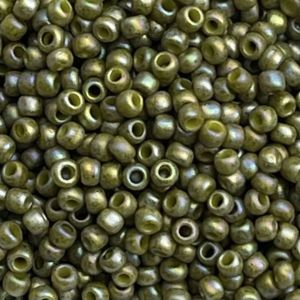 Round #11 Semi Glazed Rainbow Olive