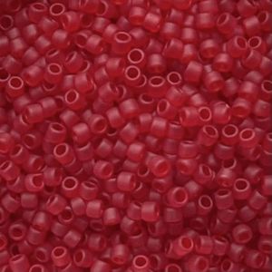 Round #15 Transparent Frosted Ruby